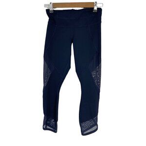Athleta Aura Sonar Capri Length Leggings Size XS